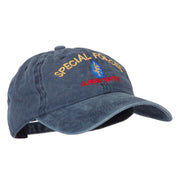 Airborne Special Force Embroidered Washed Cotton Twill Cap