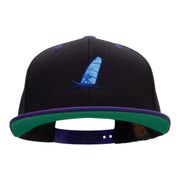 Wave Life Embroidered Wool Blend 2 Tone Classic Snapback - Black-Purple OSFM