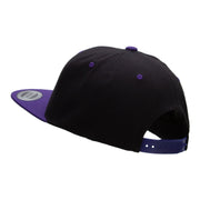 Wave Life Embroidered Wool Blend 2 Tone Classic Snapback - Black-Purple OSFM