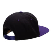 Wave Life Embroidered Wool Blend 2 Tone Classic Snapback - Black-Purple OSFM