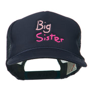 Big Sister Embroidered Youth Foam Mesh Cap