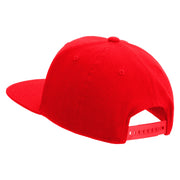 Licensed US Navy Embroidered Flexfit Snapback Style Cap - Red OSFM