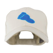 Bigfoot Track Mascot Embroidery Cap