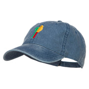 Benin Map Flag Embroidered Washed Cap