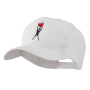 Breast Cancer Body Figure Heart Embroidery Cap