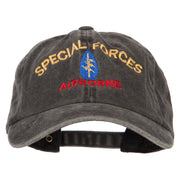 Airborne Special Force Embroidered Washed Cotton Twill Cap