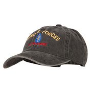 Airborne Special Force Embroidered Washed Cotton Twill Cap