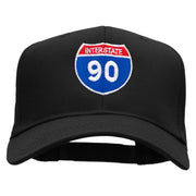 Interstate 90 Solid Cotton Twill Low Profile Snap Cap