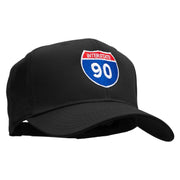 Interstate 90 Solid Cotton Twill Low Profile Snap Cap