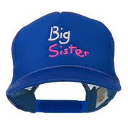 Big Sister Embroidered Youth Foam Mesh Cap