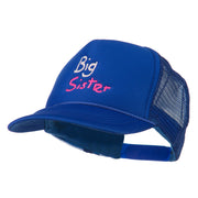 Big Sister Embroidered Youth Foam Mesh Cap