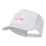 Big Sister Embroidered Youth Foam Mesh Cap