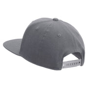 Licensed US Navy Embroidered Flexfit Snapback Style Cap - Dk-Grey OSFM