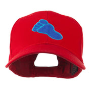 Bigfoot Track Mascot Embroidery Cap