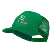 Big Sister Embroidered Youth Foam Mesh Cap