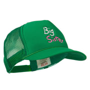 Big Sister Embroidered Youth Foam Mesh Cap