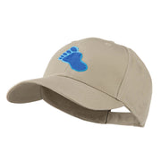 Bigfoot Track Mascot Embroidery Cap