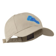 Bigfoot Track Mascot Embroidery Cap