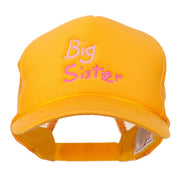 Big Sister Embroidered Youth Foam Mesh Cap