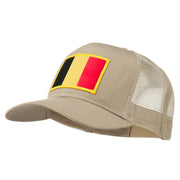 Belgium Flag Patched Mesh Cap