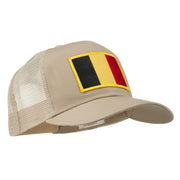 Belgium Flag Patched Mesh Cap