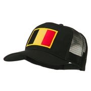 Belgium Flag Patched Mesh Cap