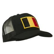 Belgium Flag Patched Mesh Cap