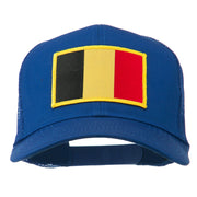 Belgium Flag Patched Mesh Cap