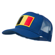 Belgium Flag Patched Mesh Cap