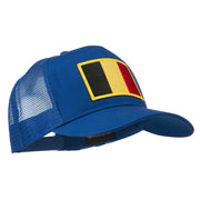 Belgium Flag Patched Mesh Cap