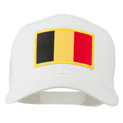 Belgium Flag Patched Mesh Cap