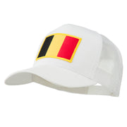 Belgium Flag Patched Mesh Cap