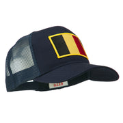 Belgium Flag Patched Mesh Cap