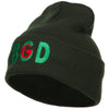 Bangladesh BGD Flag Embroidered Long Beanie