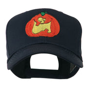 Funny Big Jack O Lantern Embroidered Cap