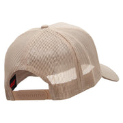 California 1 Solid Cotton Twill 5 panel Mesh Back Cap