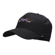 Playing with Drone Embroidered Six Panels Pro Style Cap - Black OSFM