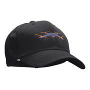 Playing with Drone Embroidered Six Panels Pro Style Cap - Black OSFM