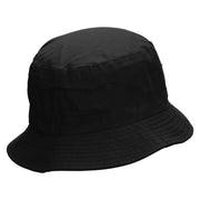 Swag Tagged Embroidered Pigment Dyed Bucket Hat - Black OSFM