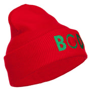 Bangladesh BGD Flag Embroidered Long Beanie