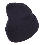 Staff Letter Embroidered Long Beanie