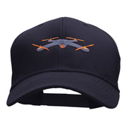 Playing with Drone Embroidered Six Panels Pro Style Cap - Navy OSFM