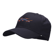 Playing with Drone Embroidered Six Panels Pro Style Cap - Navy OSFM