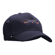 Playing with Drone Embroidered Six Panels Pro Style Cap - Navy OSFM