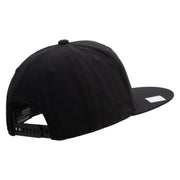 Licensed US Navy Seabees Embroidered Flexfit Snapback Style Cap - Black OSFM