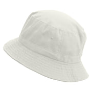 Gardening Is My Therapy Embroidered Bucket Hat - White OSFM