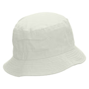 Swag Tagged Embroidered Pigment Dyed Bucket Hat - White OSFM