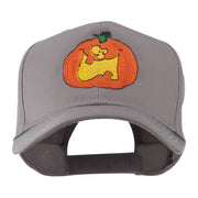 Funny Big Jack O Lantern Embroidered Cap