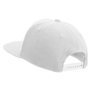 Licensed US Navy Seabees Embroidered Flexfit Snapback Style Cap - White OSFM