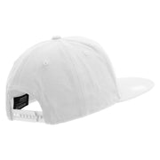 Licensed US Navy Seabees Embroidered Flexfit Snapback Style Cap - White OSFM